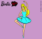 Dibujo Barbie bailarina de ballet pintado por lusita
