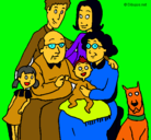 Dibujo Familia pintado por thomasr
