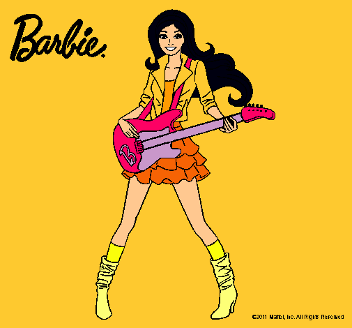 Barbie guitarrista