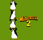 Dibujo Madagascar 2 Pingüinos pintado por facundo_26