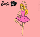 Dibujo Barbie bailarina de ballet pintado por tatianavelas
