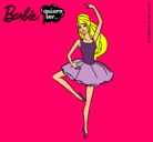 Dibujo Barbie bailarina de ballet pintado por hermosa-1