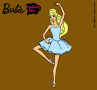 Dibujo Barbie bailarina de ballet pintado por onache