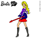 Dibujo Barbie la rockera pintado por valytaxx