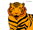 Dibujo Tigre pintado por juanck