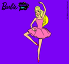 Dibujo Barbie bailarina de ballet pintado por marialexa