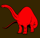 Dibujo Braquiosaurio II pintado por SONNY