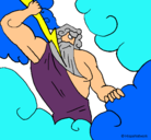 Dibujo Dios Zeus pintado por chigua690