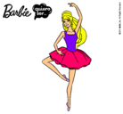Dibujo Barbie bailarina de ballet pintado por montserrat