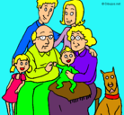 Dibujo Familia pintado por danielabravo