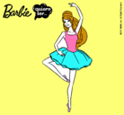 Dibujo Barbie bailarina de ballet pintado por kimberli