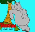 Dibujo Horton pintado por eymycitax