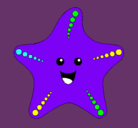 Dibujo Estrella de mar pintado por abdiel