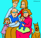 Dibujo Familia pintado por pamela160