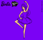 Dibujo Barbie bailarina de ballet pintado por sgffvcfgvvh