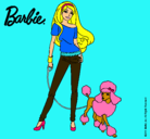 Dibujo Barbie con look moderno pintado por dragon2012