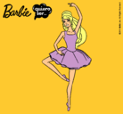 Dibujo Barbie bailarina de ballet pintado por 8890