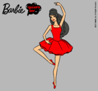 Dibujo Barbie bailarina de ballet pintado por beatris