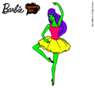 Dibujo Barbie bailarina de ballet pintado por BOLLITA