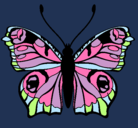 Dibujo Mariposa  pintado por avaeacag