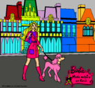 Dibujo Barbie y su perrita pintado por eilynsita1