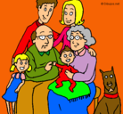 Dibujo Familia pintado por anitacamas