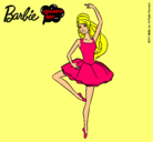 Dibujo Barbie bailarina de ballet pintado por almadacarol