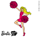 Dibujo Barbie animadora pintado por victorias
