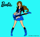Dibujo Barbie guitarrista pintado por 98tj7