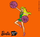 Dibujo Barbie animadora pintado por emat