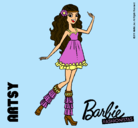 Dibujo Barbie Fashionista 1 pintado por Laly12