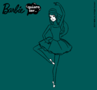 Dibujo Barbie bailarina de ballet pintado por BARBIEOMUIN 