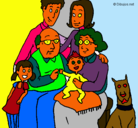 Dibujo Familia pintado por andrescu
