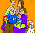 Dibujo Familia pintado por marijo1