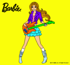 Dibujo Barbie guitarrista pintado por mechaummm096