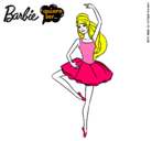 Dibujo Barbie bailarina de ballet pintado por alizon