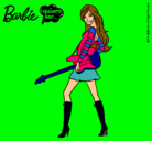 Dibujo Barbie la rockera pintado por eleniyyy