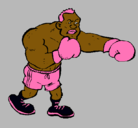 Dibujo Boxeador pintado por rhgtkjiktgji