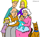 Dibujo Familia pintado por darleinys