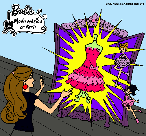 El vestido mágico de Barbie