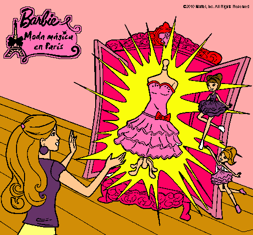 El vestido mágico de Barbie