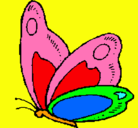 Dibujo Mariposa pintado por Monse