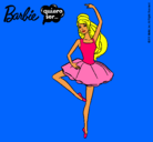 Dibujo Barbie bailarina de ballet pintado por lutchia