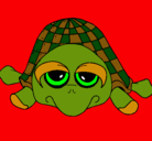 Dibujo Tortuga pintado por tapu