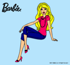 Dibujo Barbie moderna pintado por lizdany