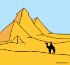 Dibujo Paisaje con pirámides pintado por Ariiiiii
