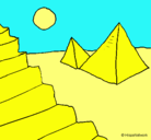 Dibujo Pirámides pintado por eloysah21