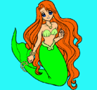 Dibujo Sirenita pintado por Toriy_vikk