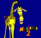 Dibujo Madagascar 2 Melman pintado por joaquinqw 