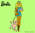 Dibujo Barbie con sus mascotas pintado por naxito96
